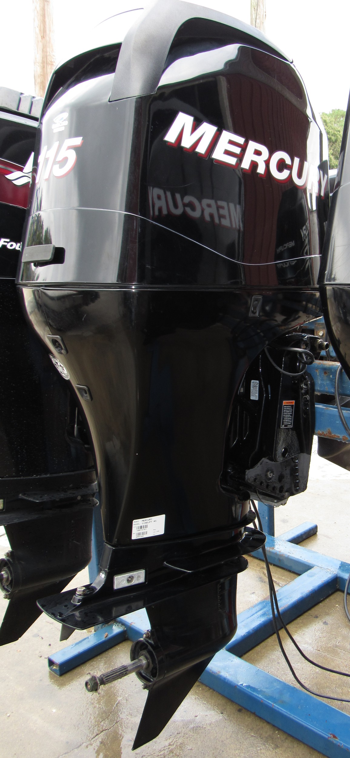 Used 2011 Mercury 115ELPT 115HP 4-Stroke Outboard Boat Motor 20" Shaft